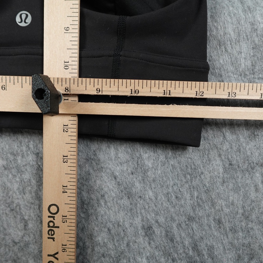 Lululemon Bra Womens 6 Black Wunder Train Long Line Medium C/D Racerback Running - Picture 5 of 6